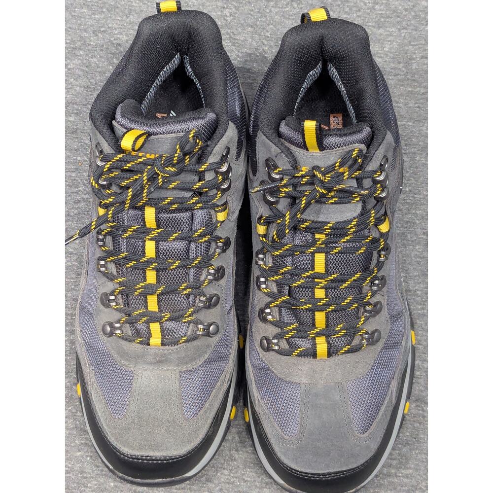 SKECHERS Mens Shoes - Gray/Yellow, Trego Pacifico, Waterproof, Hiking Boots, 8.5 - Picture 7 of 8